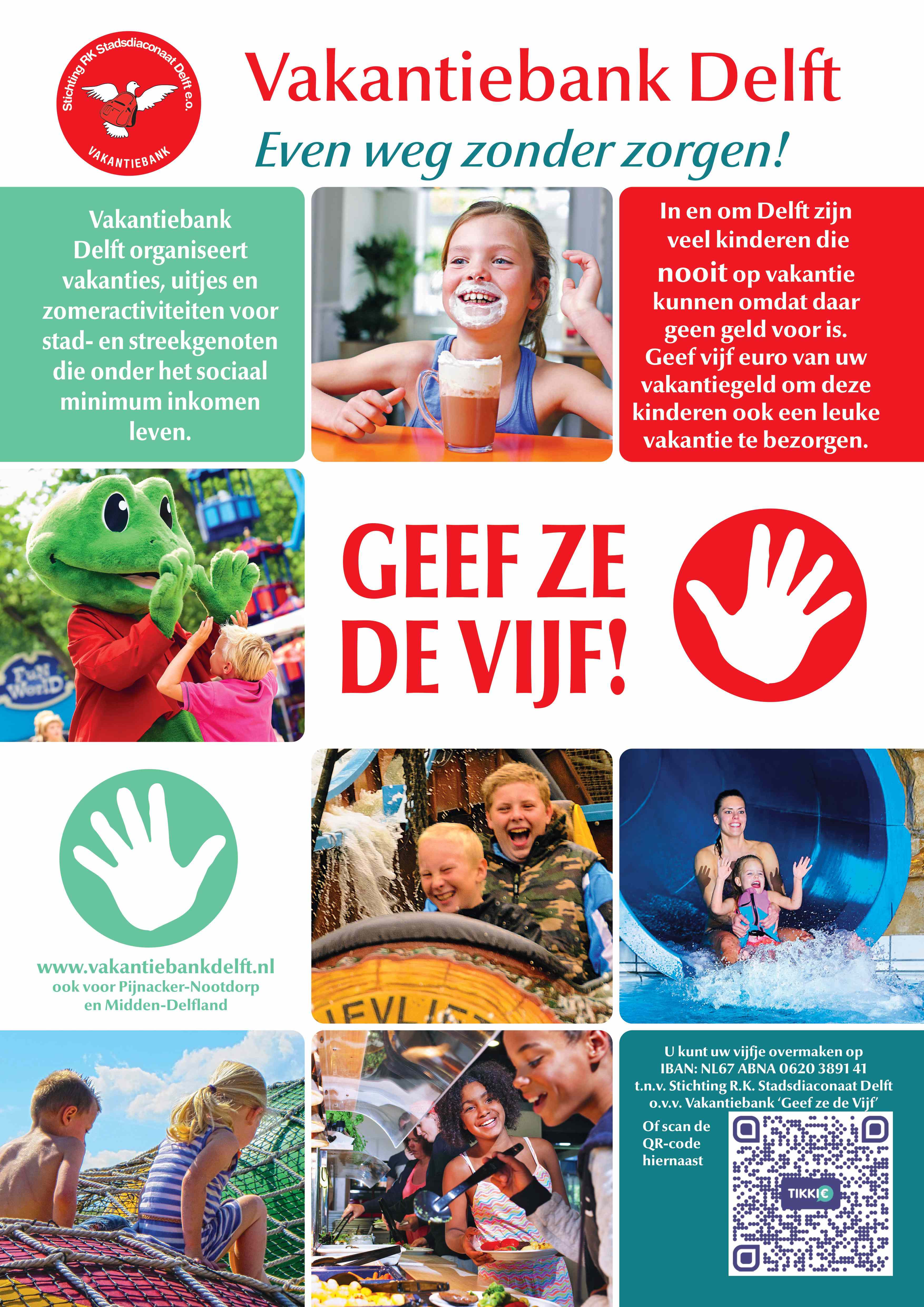 Poster Gzd5 2025 met QR code Geef ze de Vijf